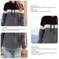 thumbnail image 3 of Women Hoodie Long Sleeve with Pockets Polyester All Matching Soft Breathable Top Clothing, 3 of 5