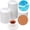 50 PCS S 3.54 Inch Round, variant on 50 PCS Sublimation Square Ceramic Coasters with Cork Backing Pads, Sublimation Blanks Square Coaster for Drinks - Heat Transfer & Absorbent Ceramic Stone Coaster Set for DIY Crafts