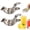 2pcs, variant on Stainless Steel Bird‑Shaped Lemon Squeezer, Handheld Lime Juicer with Pour Spout, Portable Manual Fruit Press for Kitchen, Bar, and Home Use