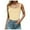 Beige, variant on Women Square Neck Sleeveless Double Layer Tight Tank Top for Women Crop Too Camisole with Shelf Bra for Women plus Padded Bra Tops for Women with Support Camisole with Bra for Women Seamless