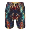 thumbnail image 3 of Fotbe Mystic Wolf Dreamcatcher Trajes de Baño Estampados para Hombre, Shorts de Verano de Secado Rápido, Ropa de Playa, Bañadores-Small, 3 of 6