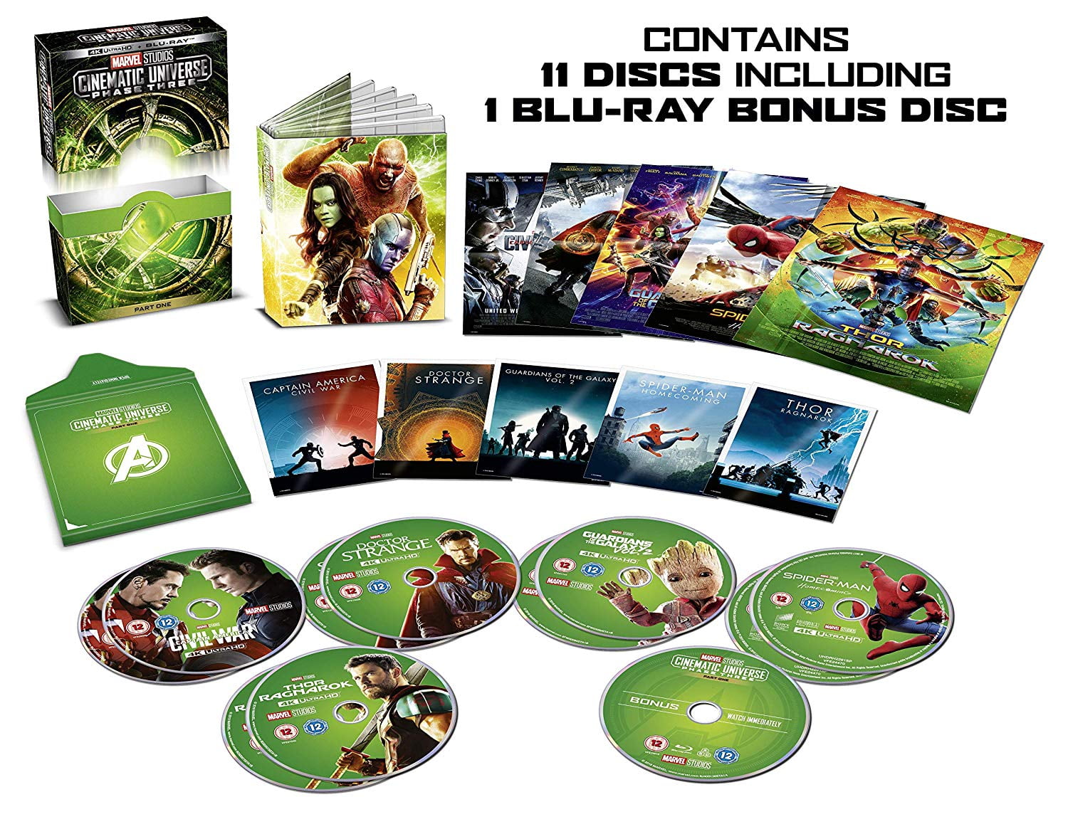 Marvel Studios: Phase 3 (Part 1) Collector's Edition (4K
