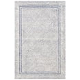 thumbnail image 2 of SAFAVIEH Abstract Millicent Geometric Wool Area Rug, Ivory/Navy, 4' x 6', 2 of 10
