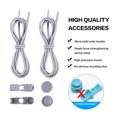 thumbnail image 4 of LJNYFDC Tieless Shoe Strings Adjustable Heavy Duty Lock Set with Elastic Tieless Shoe Strings Multi Colored Suitable for Kids and Adults Perfect for Sports Shoes, 4 of 7