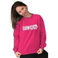thumbnail image 3 of Country Cutie Southern Cowgirl Women Crewneck Sweatshirt Brisco Brands M, 3 of 5