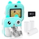 thumbnail image 1 of Cámara portátil para niños con impresión térmica instantánea, pantalla de 2,4 pulgadas, cámara digital, foto, selfie, vídeo HD, impresión térmica sin tinta con tarjeta de memoria de 32 GB, 3 rollos de, 1 of 8