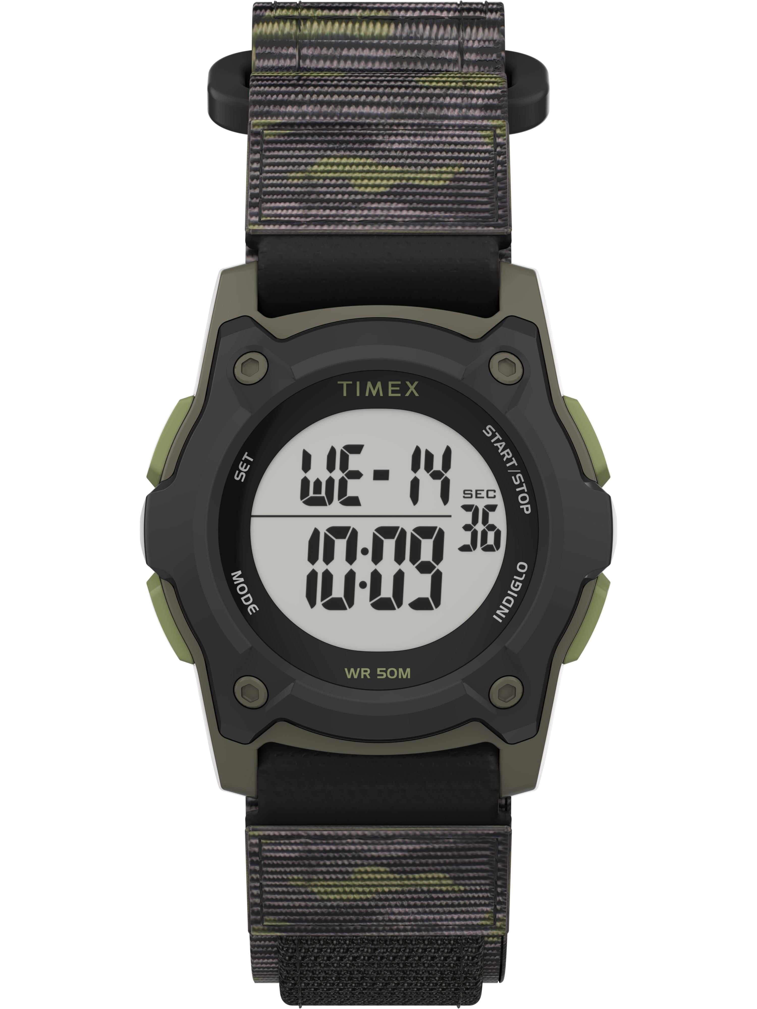 camouflage digital watch