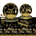 thumbnail image 5 of Homerr Tableware Set Disposable Tablecloths Disposable Tableware for New Year - Plates, Napkins, Cups, and Tablecloth, 5 of 10