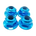 thumbnail image 1 of maskred 4pcs Alliage d'Aluminium en Nylon Écrou de Blocage de Roue pour 1/10 Axial SCX10 Crawler Robuste et Durable en Alliage d'Aluminium Roue en Nylon Bleu 1Set, 1 of 6