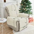 thumbnail image 2 of Aorsher Plush Recliner Slipcover, Artificial Wool Lazy Boy Chair Cover for Recliner Chairs and Furniture, Quilted Cover for Home, 2 of 10