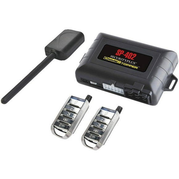 CrimeStopper(TM) SP-402 Universal 1-Way Security & Remote-Start Combo