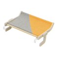 thumbnail image 2 of Percha para ventana de gato jinwen Madera resistente interior naranja gris, 2 of 8