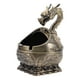 thumbnail image 5 of Cenicero decorativo a prueba de viento con tapa de dragón vintage, cenicero portátil de metal, adorno elegante tallado a mano para hombres, escritorio para el hogar en interiores y exteriores, 5 of 8
