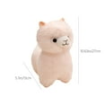 thumbnail image 3 of SPOORYYO Glow in The Dark Alpaca Plush Toy – Cute & Soft Stuffed Animal, Huggable Plush Doll for Kids, Birthday Gift, Stress Relief Companion, 3 of 9