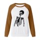 thumbnail image 4 of Blusa de manga larga con estampado de esqueleto de Halloween a la moda para mujer, suéter informal con cuello redondo, Tops, camisetas Fridja  fjkfkj6824, 4 of 6
