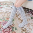 thumbnail image 4 of Womens Baby Girls Knee High Socks Little Kid Big Kid Girls Cotton Socks, 4 of 7