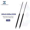 thumbnail image 7 of 2 Pcs 20inch 80Ibs/355N Black Lift Supports Struts Shocks Gas Spring Universal for RV Car Truck Boat, 7 of 7