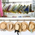 thumbnail image 4 of 50 Curtain Rod Ring Clips with Hook, DISEN Rustproof Metal Drapery Ring Hanger Clips with Eyelets, Curtain Rods Hangers Rings, 1.26in Interior Diameter 1.5in Outside Diameter, Black, 4 of 11