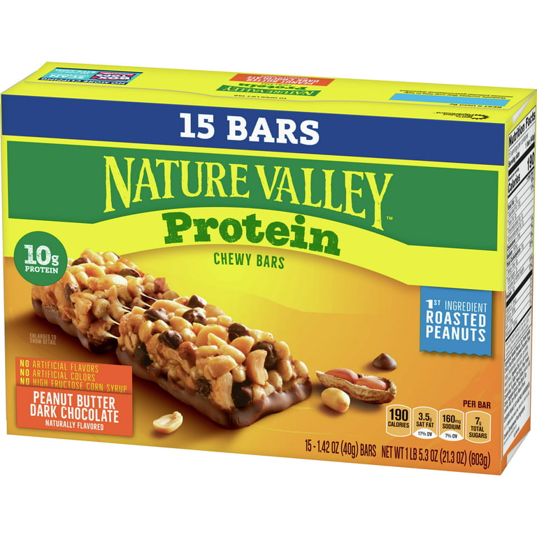 Nature Valley Granola Bars, Chewy, Dark Chocolate, Peanut & Almond, Sweet & Salty Nut, 15 Pack - 15 pack, 1.2 oz bars