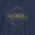 thumbnail image 2 of Boy's Hogwarts Legacy Small Art Deco Logo Graphic Tee Navy Blue X Small, 2 of 4