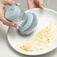 thumbnail image 5 of Cepillo de Palma con Dispensador de Jabón para Platos | Estropajo de Cocina con Agarre Ergonómico | Apto para Lavavajillas para Ollas, Sartenes y Fregaderos | Cabezal de Cepillo Reemplazable | Morado, 5 of 6