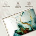 thumbnail image 6 of Elephant Stock Abstract Gold Streaks Wall Art - Horizontal Canvas Wall Art - Living Room Wall Decor - Abstract Canvas - White And Teal Decor - 12" x 8", 6 of 8