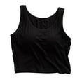 thumbnail image 5 of Bovxnpu Womens Plus Size Tops, Workout Tops for Women Racerback Basic Tank Sleeveless Tops Fitness Outfits Underwear M, 5 of 5
