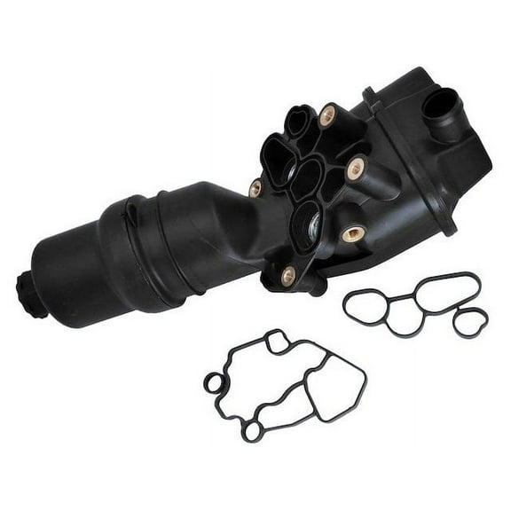Filter Housing with Gaskets - Compatible with 2005 - 2009 Audi A4 Quattro Convertible 2.0L 4-Cylinder 2006 2007 2008