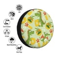 thumbnail image 5 of Easygdp Cartoon Dinosaurs Wheel Sun Guard, Spare Tire Cover,Universal Trailer Suv Truck Camper Travel,Easy To Install And Remove -15 Inch, 5 of 9