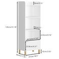 thumbnail image 3 of 2-in-1 Bookshelf For Toddlers Kids Bookshelves Rack With Toy Storage Organizer Book Unit Storage For Infants Baby Young Children, 3 of 8