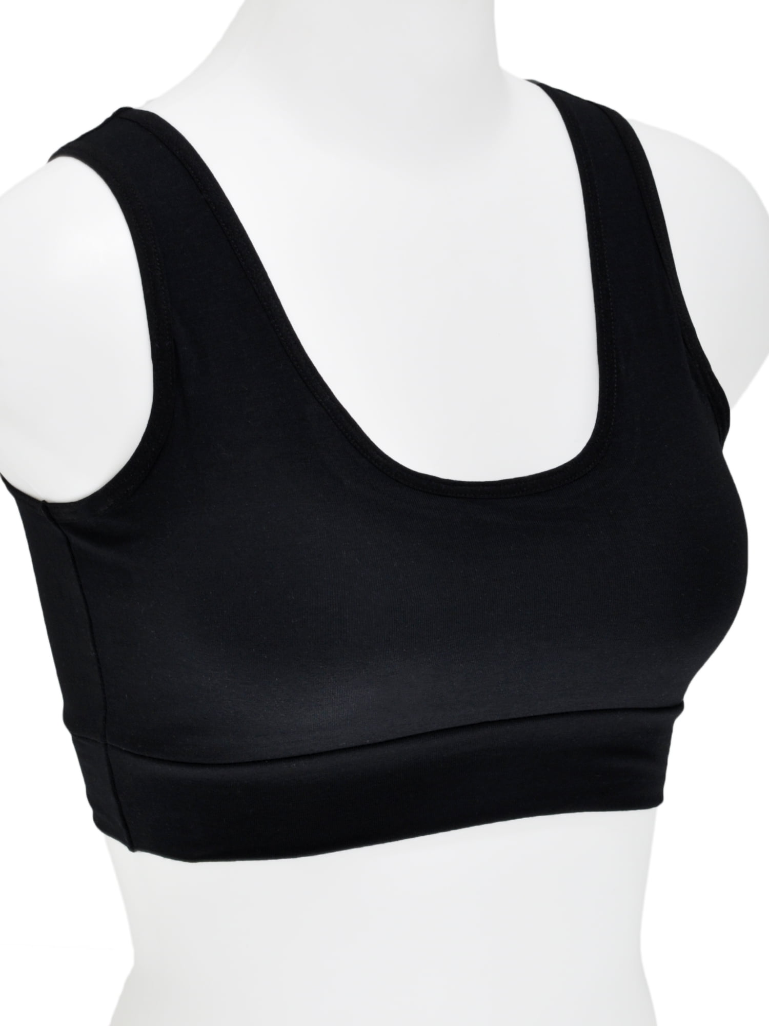 Angelina Girls Basic Wide Straps Wireless Training Bras (6Pack