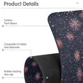 thumbnail image 4 of Yayeee Faucet Mat for Kitchen Sink 14.7" Diatomite Long Splash Guard Pad, Red and White Fireworks Pattern, 2 Pack, 4 of 7