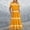 Yellow summer dresses, variant on Wycnly Summer Dresses for Women Dresses for Women 2025 Loose Flowy Pleated Ruffle Swing Tunic Maxi Dress with Pocket Girls Vintage Striped Print Round Neck Short Sleeve Long Sundress