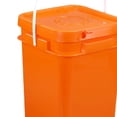 thumbnail image 6 of Fiocias Square Bucket All Purpose Pail Multifunctional Organizer Tub with Handle and Lid 13L 25.5x25.5x31.1cm, 6 of 9