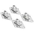 thumbnail image 4 of Cergrey Staple Loop,4PCS 8MM Eye Plate -Shaped Ceiling Hook Pad Staple Hook Loop Marine Hardware Yacht Accessories, 4 of 8