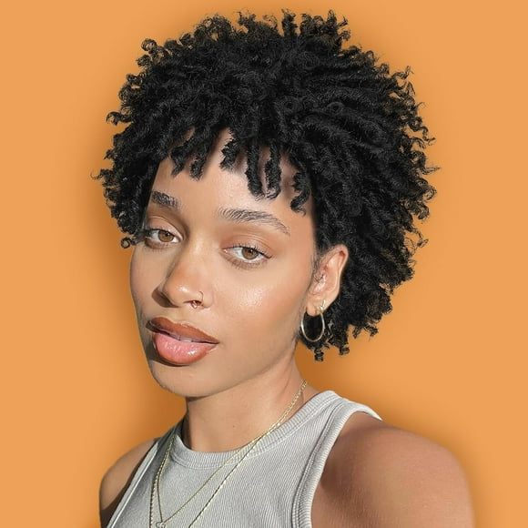 Versatile Short Dreadlock Wig for Black Women and Men Afro Faux Locs Dreads Wig Heat Resistant Short Twist Braided Wigs for Black Women (1B) 1B that offer great value. Don't miss out!
