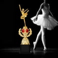 thumbnail image 3 of Trofeo de baile, premio de competición, copa de trofeo, trofeo de Ballet creativo, premio para de premiación, fiesta escolar en el aula 30 centimetros, 3 of 8