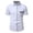 White, variant on Linen Shirts for Men Short Sleeve Lapel Button Down Solid Color Lapels Shirts Slim Fit Holiday Floral Short Sleeve Shirt T Shirt Summer Shirts Men