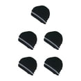 thumbnail image 1 of crativent Skull Caps for Men Reflective Liner Winter Beanie Thermal Multifunction Windproof Coldness for Protection Cycling Skiing Black 5Set, 1 of 6