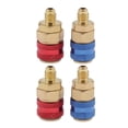 thumbnail image 1 of Adaptadores de conector rápido AC R134a de 4 piezas, juego bajo alto para aire acondicionado de coche Macarena Conector rápido AC R134a, 1 of 8