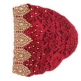 thumbnail image 1 of Turban Musulman, Foulard Floral pour Femmes Hijab Musulman Respirant Extensible Design Bandeau pour Femmes Filles, 1 of 8