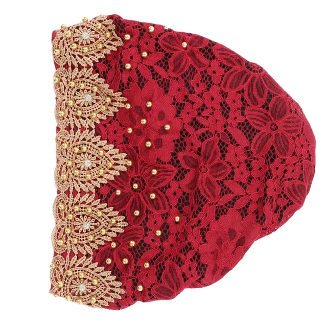 Turban Musulman, Foulard Floral pour Femmes Hijab Musulman Respirant Extensible Design Bandeau pour Femmes Filles