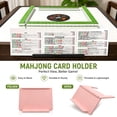 thumbnail image 3 of Mahjong Card Holder for Table, Under Mat Slide in Stand Angled Viewing Rack Foldable 3D Printed Space Saving Accessory for American Mahjong Mat, 3 of 5