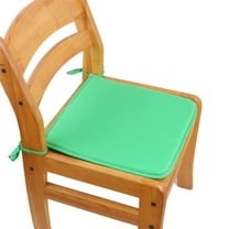 Kugisaki Thicken Chair Cushion Solid Color, Kitchen Office Table Chair Pads with Ties, Non Slip Backing, Seat Cushion for Dining Room,Bar,Patio Chairs, 15.7x15.7In