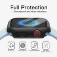 thumbnail image 6 of JETech Case with Screen Protector Compatible with Apple Watch Series 9 8 7 45mm, Overall Protective Cover, Built-in Tempered Glass Film High Sensitivity, 2 Pack (Black), 6 of 6