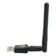 thumbnail image 2 of Receptor adaptador WiFi USB de 600Mbps Sincero tarjeta de red inalámbrica 2,4GHz/5GHz con antena negro, 2 of 10