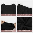 thumbnail image 4 of COMFREE Thermal Underwear for Women Long Johns Set Crew Neck Long Sleeve Suit Thin Base Layer Top and Bottom, 4 of 5