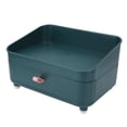 thumbnail image 2 of Caja de Almacenamiento de Cosméticos ANGGREK Plástico Verde Malaquita Gran Capacidad, 2 of 8