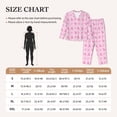thumbnail image 4 of Hirioo Breast Cancer Awareness 1 for Women's Pajama Sets 2 Piece Pjs Women's Long-Sleeved Pajama Set Button Down Sleepwear,S-XXL-Medium, 4 of 7