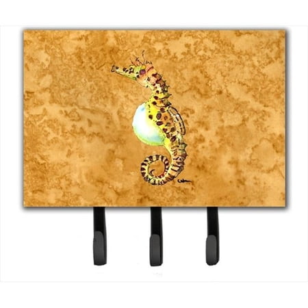 Carolines Treasures Seahorse Leash or Key Holder 6 x 9 In.